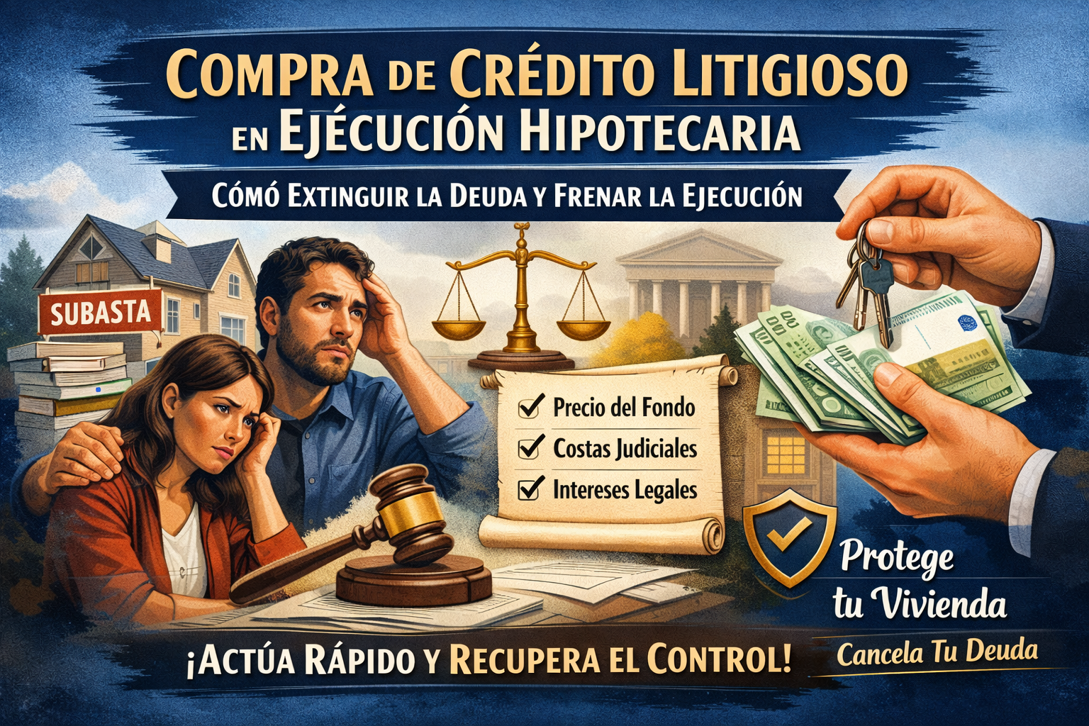 Compra de crédito litigioso en ejecución hipotecaria: cómo puede liberarse el deudor y salvar su vivienda (Parte II)